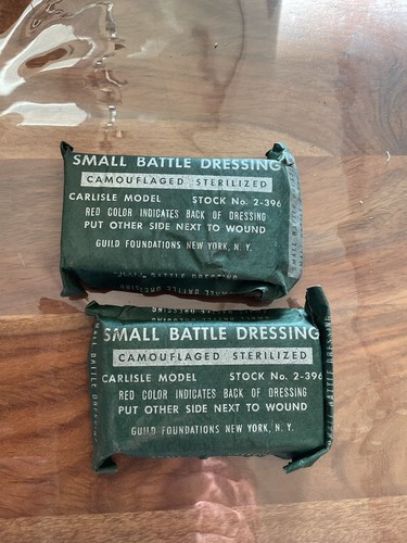 Rare ww2 battle dressing - ww2, 2x