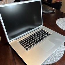 MacBook Pro 17 inch Model A1297 Mid 2009 *For Parts or Repair* Video Dead No HDD