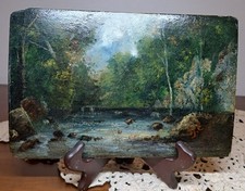 HSP signé G.C Pour Gustave Courbet 