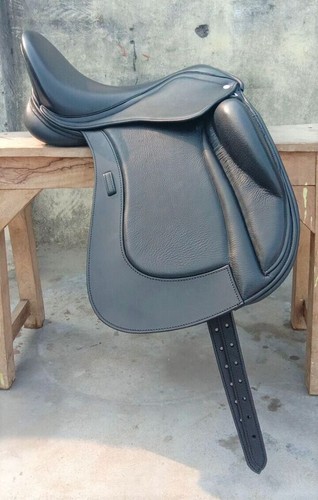 Selle dressage cuir noir - dressage, en