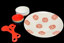 12 PIECES IKEA SALAD PLATE/BOWL SALAD BOWLS AND DRESSING BOWLS NEVER USED SPRING