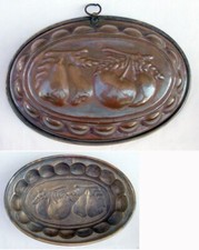 MOULE A GATEAU - CUIVRE  ETAME - CUISINE - ANCIEN - VINTAGE - DECORATION - E