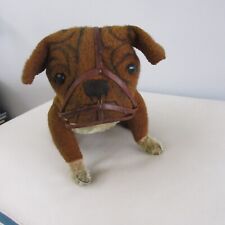 1906: bulldog with muzzle, STEIFF, white button, 49 cm