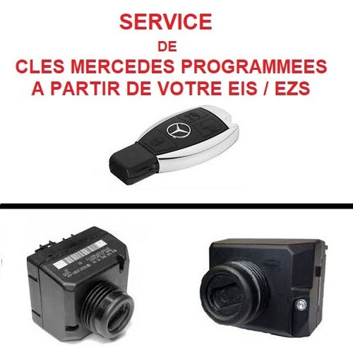 Clé mercedes programmée - clé,