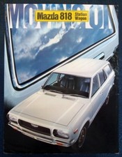 MAZDA 818 STATION WAGON Car Sales Brochure c1973 #A47102M 103-243