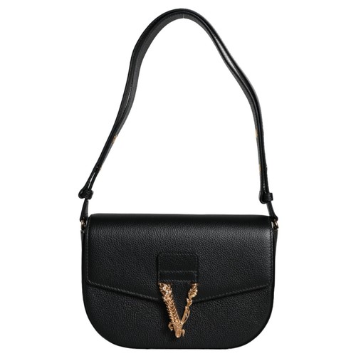 Sac versace noir cuir de - en,