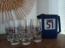 Lot Carafe Pastis 51 plus 6