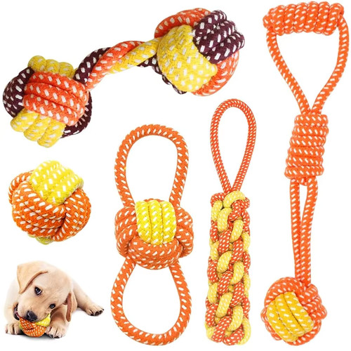 Jouet corde coton chien petit - coton,