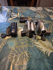 Lot 3 Camescopes2 Camescopes Dvd Panasonic Et 1 Sd Card Jvc