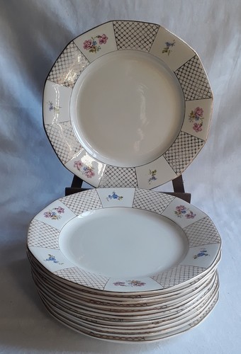 Lot assiettes plates - 12,