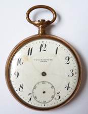 Antique ORIA CHRONOMETER Pocket Watch Pocket Gusset Watch