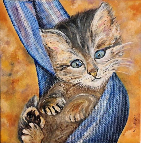 Chaton amac peinture - , ch'amac