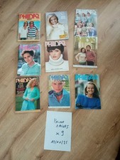 lot 9 magazines revues-PHILDAR