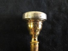 Embouchure trombone basse vintage GIARDINELLI grande tige 1G 2 pièces