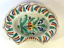 PLAT À BARBE ANCIEN FAÏENCE