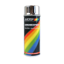 BOMBE SPRAY PEINTURE PRO CHROME 400ML MOTIP METAL ALU BOIS PIERRE VERRE 