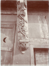 England, Wells, Carved Beams Vintage Print Silver Print 8x11 