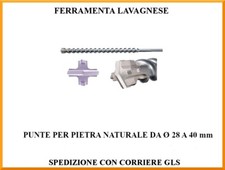 Pointe Longue Attaque SDS-MAX Pour Pierre Naturelle Makita Ø 28 32 38 40 Mm