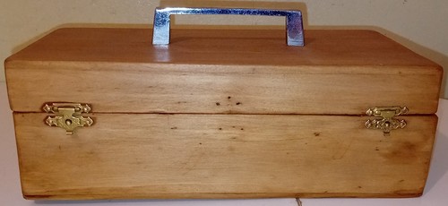 Ancienne caisse bois 5 x - ancienne,