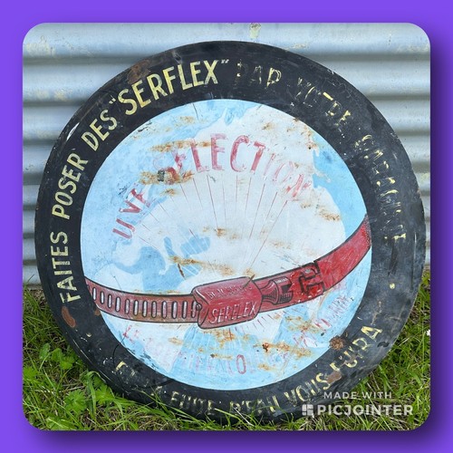 Tôle plaque publicitaire - tôle,