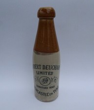 Vintage Beer Bottle 1900 ROBERT DEUCHAR NEWCASTLE Beer Bottle