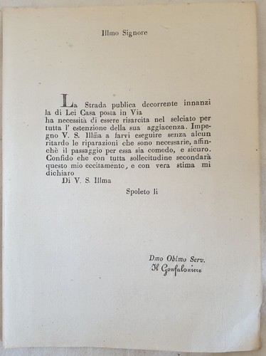 Notification spoleto route - notification,