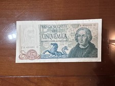 COLOMBO II TYPE 20 5 1971 THREE CARAVELLE LIRE BANKNOTE BB+ BB/SPL SAVAUDA