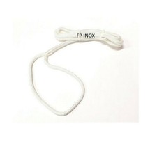 Bout Blanc 6mm 1,5 Mètre polyester haute résistance fixation pare-battage œillet