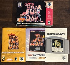 Conker's Bad Fur Day Authentic Nintendo 64 N64 Complete In Box CIB