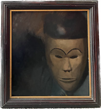 Jules Pollet (1870-1941) Cubism, African Congo Yombe Mask, 1915 Copper