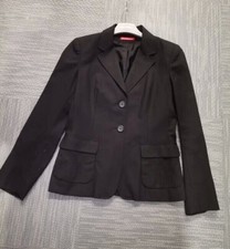 Veste de tailleur en laine noire neuve Alain Manoukian taille 40