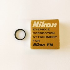 NIKON +2.0 EYEPIECE CORRECTION ATTACHMENT Lens For FM 3A FM2 FA FE Diopter