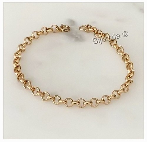 Bracelet maille jaseron - bracelet,