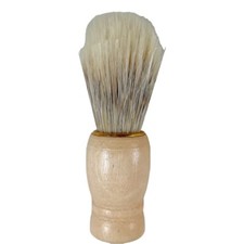 Blaireau de Rasage Barbe Homme Brosse de Coiffeur Cheveux Manche en Bois