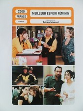 CARTE FICHE CINEMA 2000 MEILLEUR ESPOIR FEMININ Gérard Jugnot Bérénice Bejo Anto