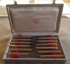 12 couteaux anciens lames inox