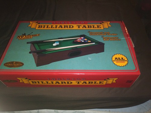 Barrington tabletop billiard - barrington,