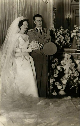 Cpa roi baudouiin et la - ak,