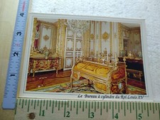 Postcard Le Bureau a Cylindre du Roi Louis XV Versailles France
