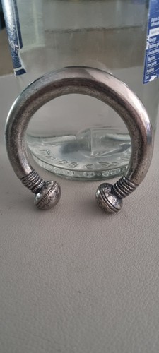 Bracelet jonc ancien argent - jonc,