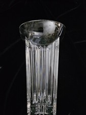 Villeroy & Boch Crystal Art Deco Style Vase 7.5 Inch Vintage