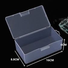 Boîte de Rangement Plastique Transparente avec Couvercle Collection Conteneur O