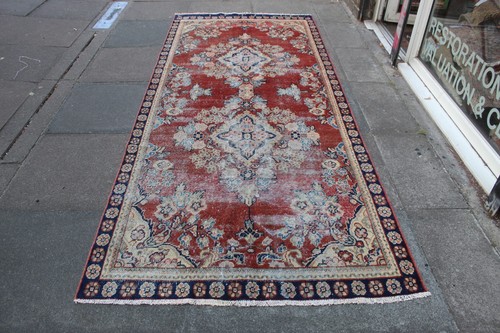 Tapis oriental laine rouge - oriental,