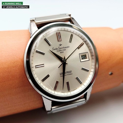 Seiko sportsmatic calendar - calendar, 820