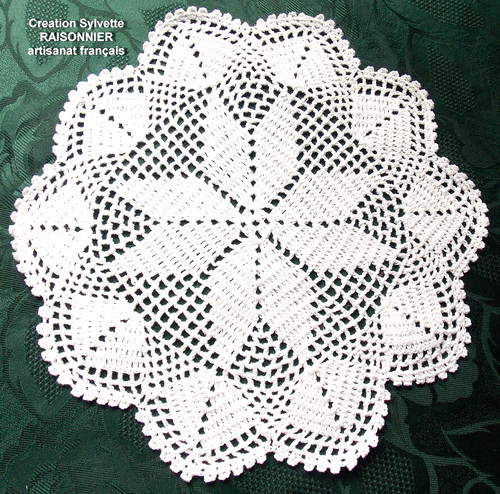 Napperon crochet maincreation - napperon,
