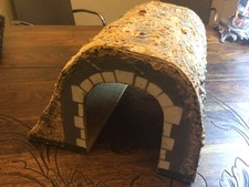 O Scale - Wooden Tunnel - Good Condition - Antique Handcrafted Fab