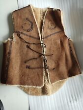 Navy Sheepskin Vest / WW1 14-18