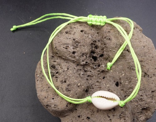 Bracelet bohème vert fluo - , en