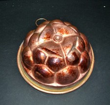 Moule ancien Pâtisserie Glace vacherin en cuivre ART POPULAIRE Dinanderie