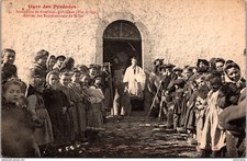 S18345 postcard 09 bear of the Pyrenees - inventory of Cominac - arrival ...
